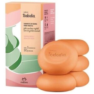 TODODIA SAB BARRA MANGA ROSA E ÁGUA DE COCO 5X 90 G