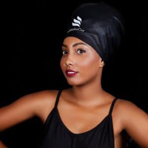 DA MINHA COR TOUCA DE NATAÇÃO PARA CABELOS AFRO VOLUMOSOS – ADULTO M