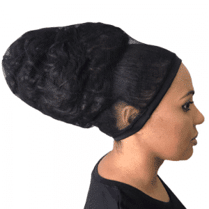 TOUCA DE TELA REUTILIZÁVEL PARA CABELOS AFRO VOLUMOSOS – PACOTE 5 UNIDADES