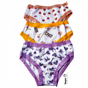 051 – COMBO 3 CALCINHAS DE ALGODÃO INFANTIL