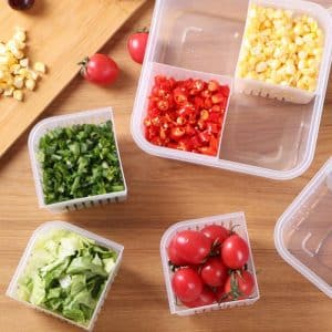 Multifuncional 4-em-1 geladeira organizador