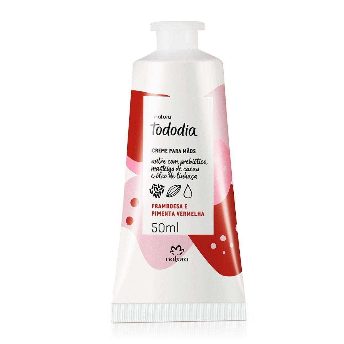 TODODIA HIDRATANTE PARA MÃOS FRAMBOESA E PIMENTA ROSA 50 ML - Izaya