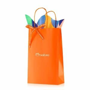 SACOLA P PRESENTE LARANJA