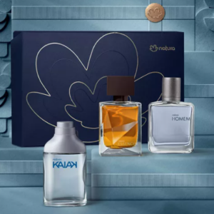 PERFUMARIA NATURA PRESENTE MASCULINO PERFUME 3 X 25 ML